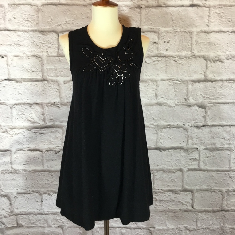 Plenty by Tracy Reese size XS black tunic sweater